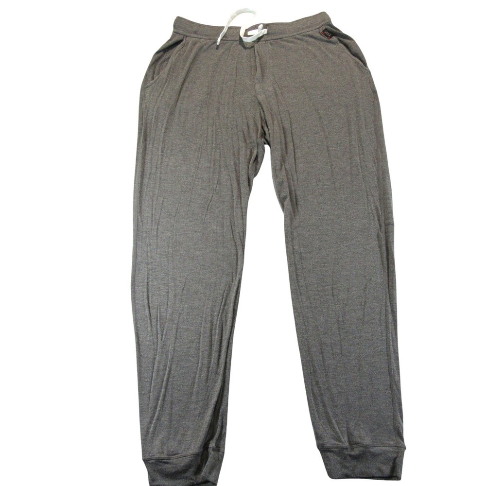 SAXX Mens Pajama Bottoms Snooze Pants M Gray Lounge Stretch Modal Drawstring